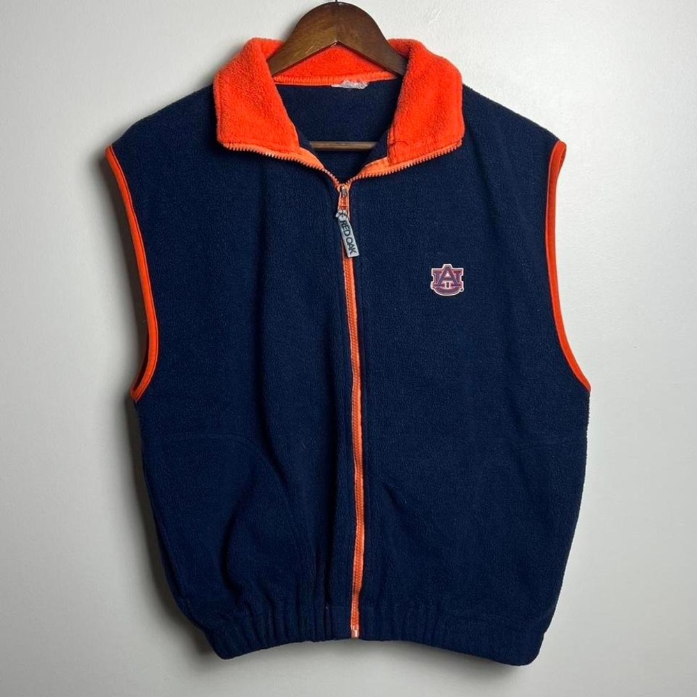 Vintage Auburn Fleece Vest